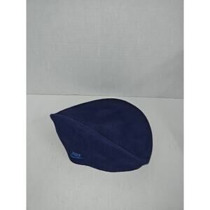 Nike F0-HPL Vintage Newsboy Flat Cap Navy Blue Knit Golf Hat L/XL